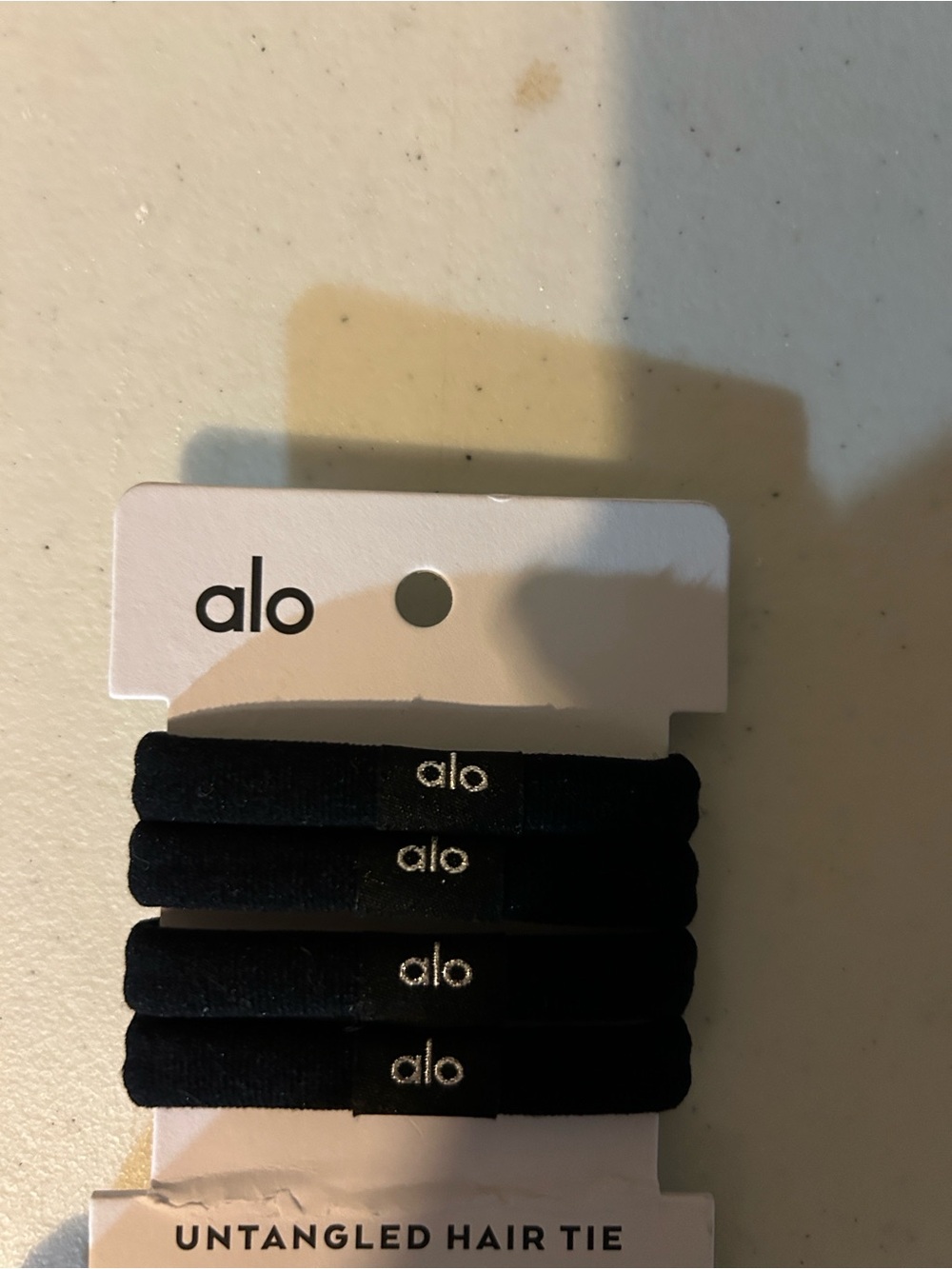 ALO Yoga Black Hair Ties - 4 Pack